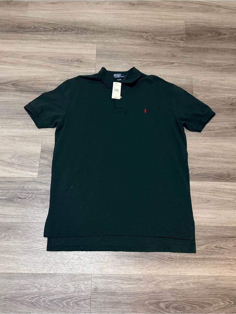 Ralph Lauren Green Polo with Red Pony